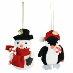 Hot Sale 👍 Martha Stewart Holiday Plush Animals 4 Piece Ornament Set In White ⭐ -Martha Stewart Sales unnamed file 3480