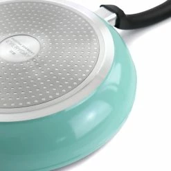Best Sale 🎁 Martha Stewart 11in Nonstick Aluminum Frying Pan In Turquoise ✔️ -Martha Stewart Sales unnamed file 3508