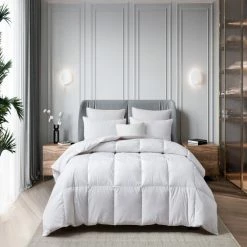 Top 10 😀 Martha Stewart Tencel White Goose Feather And Down Fiber Comforter 🎁