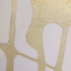 Best deal 🎁 Martha Stewart Study In Gold & White Framed Canvas With Gold Foil ✔️ -Martha Stewart Sales unnamed file 3553