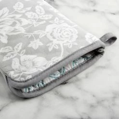 Deals 💯 Martha Stewart Floral Vine Oven Mitt Set, 2 Piece - 7"x13" ✨ -Martha Stewart Sales unnamed file 3573