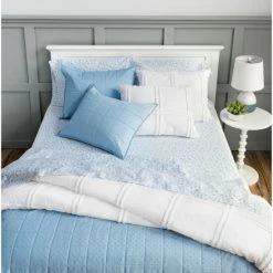 Discount 😉 Martha Stewart Brynn Texture 3 Piece Quilt Set Soft Blue 🥰 -Martha Stewart Sales unnamed file 3579
