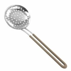 Discount ⌛ Martha Stewart Stainless Steel Skimmer In Grey ⭐