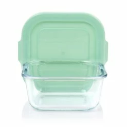 Hot Sale 🛒 Martha Stewart 17.6oz Glass Food Storage Container With Lid In Mint 👍 -Martha Stewart Sales unnamed file 3747