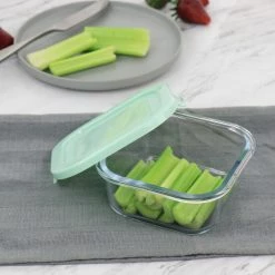 Hot Sale 🛒 Martha Stewart 17.6oz Glass Food Storage Container With Lid In Mint 👍 -Martha Stewart Sales unnamed file 3749