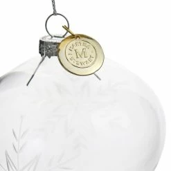 Best Pirce 🧨 Martha Stewart Holiday Glass Ball 4 Piece Ornament Set In Clear ❤️ -Martha Stewart Sales unnamed file 3820