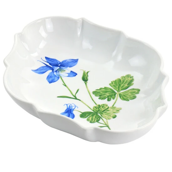 New โจ Martha Stewart Botanical Garden 13In Ceramic Serving Platter In White ๐ 1 New โจ Martha Stewart Botanical Garden 13In Ceramic Serving Platter In White ๐