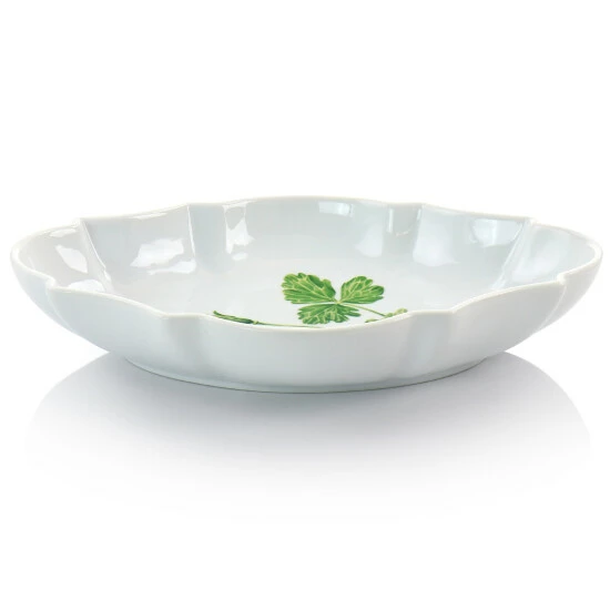 New โจ Martha Stewart Botanical Garden 13In Ceramic Serving Platter In White ๐ 2 New โจ Martha Stewart Botanical Garden 13In Ceramic Serving Platter In White ๐ - Image 2
