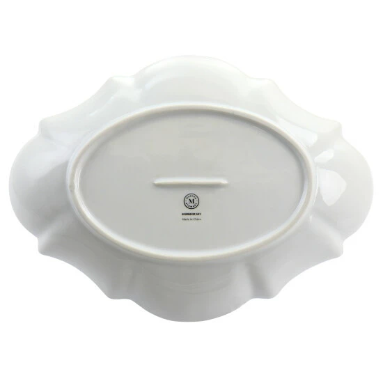 New โจ Martha Stewart Botanical Garden 13In Ceramic Serving Platter In White ๐ 4 New โจ Martha Stewart Botanical Garden 13In Ceramic Serving Platter In White ๐ - Image 4