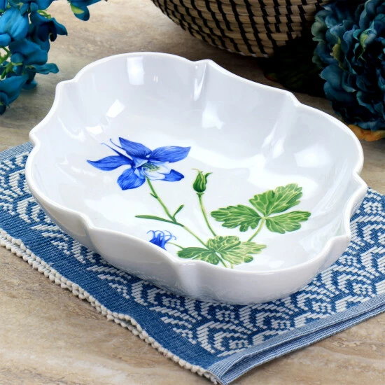 New โจ Martha Stewart Botanical Garden 13In Ceramic Serving Platter In White ๐ 5 New โจ Martha Stewart Botanical Garden 13In Ceramic Serving Platter In White ๐ - Image 5