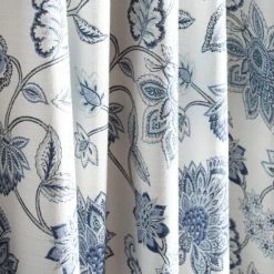 Best Sale 👍 Martha Stewart Jakarta Back Tab Curtain Panel Pair Indigo 🔔 -Martha Stewart Sales unnamed file 385
