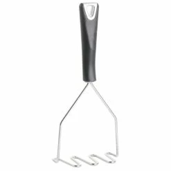 Flash Sale 🌟 Martha Stewart Everyday Stainless Steel Masher Utensil In Grey - One Size 👏