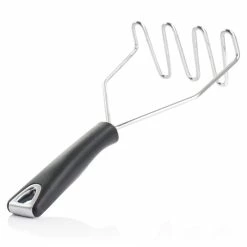 Flash Sale 🌟 Martha Stewart Everyday Stainless Steel Masher Utensil In Grey - One Size 👏 -Martha Stewart Sales unnamed file 3852