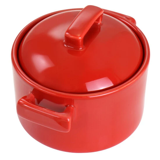 Cheap ๐ Martha Stewart 6 Inch Casserole And Lid 2 Piece Set In Red โญ 3 Cheap ๐ Martha Stewart 6 Inch Casserole And Lid 2 Piece Set In Red โญ - Image 3