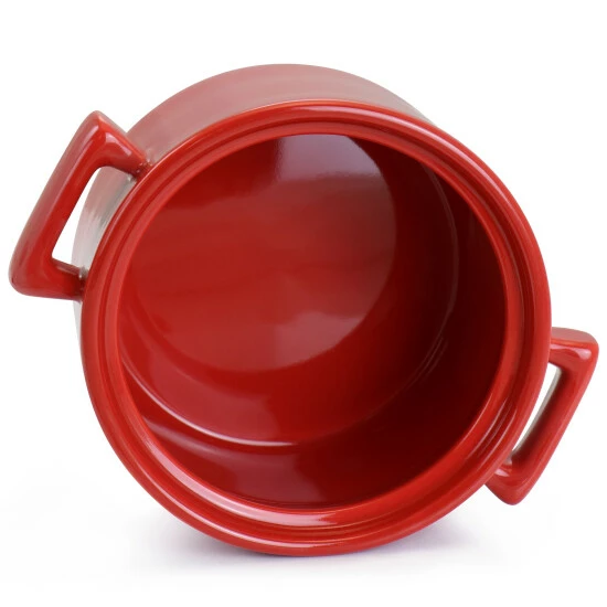 Cheap ๐ Martha Stewart 6 Inch Casserole And Lid 2 Piece Set In Red โญ 4 Cheap ๐ Martha Stewart 6 Inch Casserole And Lid 2 Piece Set In Red โญ - Image 4