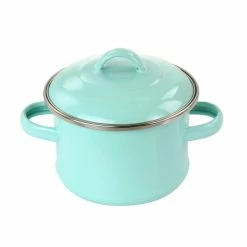 Discount ⌛ Martha Stewart Enamel On Steel Mini Dutch Oven ✨