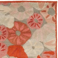 Cheap 🛒 Martha Stewart By SAFAVIEH Poppy Field Wool/ Viscose Rug Cayenne Red 👏 -Martha Stewart Sales unnamed file 396