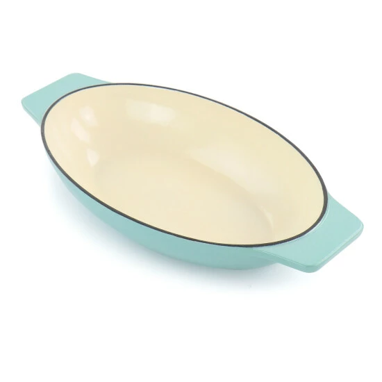 Flash Sale 🤩 Martha Stewart 2pc Enameled Cast Iron Casserole Trivet Set In Aqua 🧨 3 Flash Sale 🤩 Martha Stewart 2pc Enameled Cast Iron Casserole Trivet Set In Aqua 🧨 - Image 3