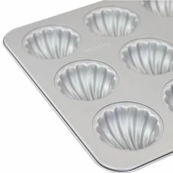 Buy 🥰 Martha Stewart 11 Inch 9-cup Carbon Steel Madeline Pan - Silver 😀 -Martha Stewart Sales unnamed file 3971