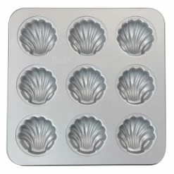 Buy 🥰 Martha Stewart 11 Inch 9-cup Carbon Steel Madeline Pan - Silver 😀 -Martha Stewart Sales unnamed file 3973