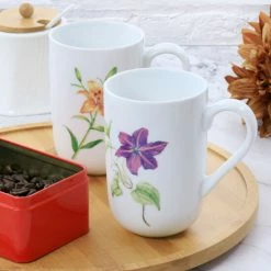 Coupon 🤩 Martha Stewart Botanical Garden 4Pc 14.5oz Ceramic Mug Set White ✔️ -Martha Stewart Sales unnamed file 3984