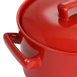 Deals ⭐ Martha Stewart 3 Quart Casserole With Lid In Red 🥰 -Martha Stewart Sales unnamed file 4017
