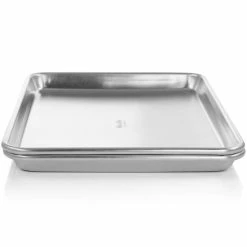 Best deal 🔔 Martha Stewart 2 Piece Aluminum 15in X 11in Cookie Sheet Set In Silver 🎁 -Martha Stewart Sales unnamed file 4030