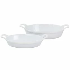 Cheap 👏 Martha Stewart 2 Piece Oval Stoneware Baker Set 😀