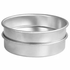 New 😀 Martha Stewart 9in Aluminum Round Cake Pan 2 Piece Set In Silver 😀 -Martha Stewart Sales unnamed file 4062