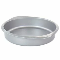 Brand new 💯 Martha Stewart 9 Inch Nonstick Carbon Steel Round Cake Pan In Gray 🌟