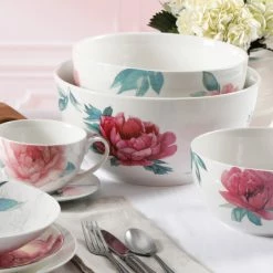 Best reviews of 🎉 Martha Stewart 3 Piece Fine Ceramic Floral Bowl Set In White 🔔 -Martha Stewart Sales unnamed file 4199