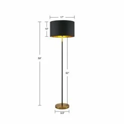 Cheap 🔥 Hunts Gold/ Black Floor Lamp By Martha Stewart 🤩 -Martha Stewart Sales unnamed file 42