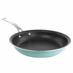 Flash Sale 🎉 Martha Stewart 12 Inch Aluminum Nonstick Frying Pan In Turquoise 🎉