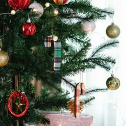 New ⭐ Martha Stewart Holiday 🍬 Candy Cane Ornament 4 Piece Set 🎁 -Martha Stewart Sales unnamed file 4244