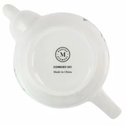 Cheap 🎁 Martha Stewart 1.4 Quart Floral Ceramic Tea Pot In White 😀 -Martha Stewart Sales unnamed file 4263