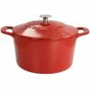 Flash Sale 🌟 Martha Stewart Enameled Cast Iron 7 Quart Dutch Oven With Lid In Red 🎁