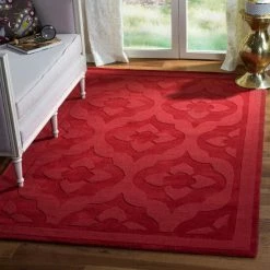Brand new 😀 Martha Stewart By SAFAVIEH Casbah Wool Area Rug Vermillion 🛒
