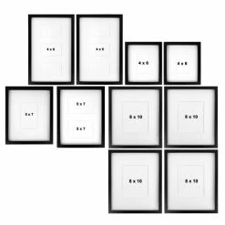 Flash Sale 🛒 Martha Stewart 10 Piece Assorted Size Picture Frame Set 🛒