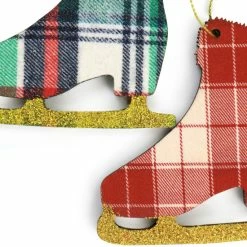 Buy 👍 Martha Stewart Holiday Ice Skate Ornament 4 Piece Set In Red And Green 🎁 -Martha Stewart Sales unnamed file 4326