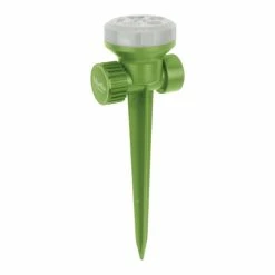 Budget 🧨 Martha Stewart 1022 Sq Ft Max Coverage 5 Pattern Turret Sprinkler With Durable Spike - 16 🛒