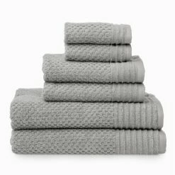 Deals 👍 Martha Stewart Everyday Textured Bath Towel 6 Piece Set Green Blue 🎁 -Martha Stewart Sales unnamed file 439