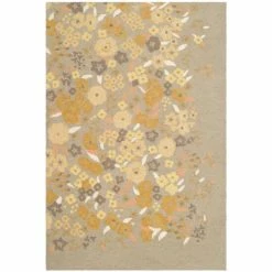 Hot Sale 👏 Martha Stewart By SAFAVIEH Watercolor Garden Wool Rug Inkwell 🔔 -Martha Stewart Sales unnamed file 472