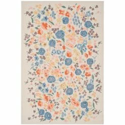 Hot Sale 👏 Martha Stewart By SAFAVIEH Watercolor Garden Wool Rug Inkwell 🔔 -Martha Stewart Sales unnamed file 474