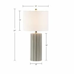 Cheapest ✨ Glendale Grey Ceramic Table Lamp By Martha Stewart 😀 -Martha Stewart Sales unnamed file 491