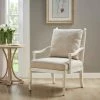 Cheap 🎁 Braxton Cream Accent Chair By Martha Stewart 🥰