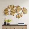 Brand new 🔔 Martha Stewart Faye Gold Foil Ginkgo Leaf Wall Art 😍