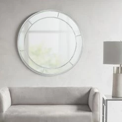 Flash Sale 🎉 Martha Stewart Katonah Round Framed Decor Wall Mirror Black 🔔 -Martha Stewart Sales unnamed file 530