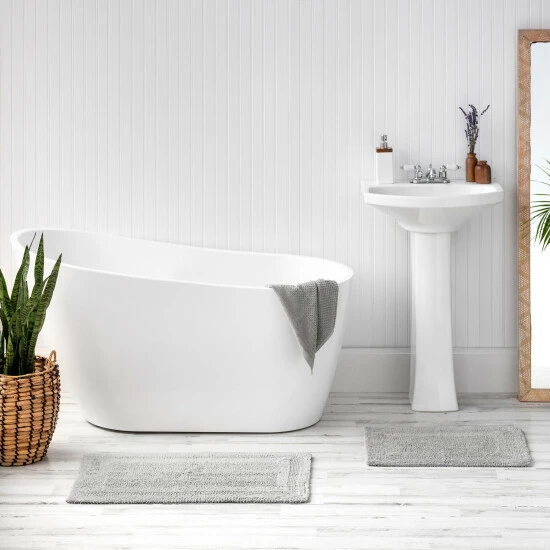 Outlet 🎁 Martha Stewart Everyday Cotton Reversible Rug 2 Piece Set Gaugan Coral ⌛ 1 Outlet 🎁 Martha Stewart Everyday Cotton Reversible Rug 2 Piece Set Gaugan Coral ⌛