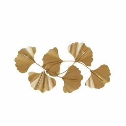 Brand new 🔔 Martha Stewart Faye Gold Foil Ginkgo Leaf Wall Art 😍 -Martha Stewart Sales unnamed file 56
