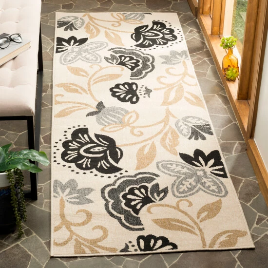 Coupon 🤩 Martha Stewart By SAFAVIEH Petaluma Floral Indoor/ Outdoor Waterproof Rug Silhouette 🥰 5 Coupon 🤩 Martha Stewart By SAFAVIEH Petaluma Floral Indoor/ Outdoor Waterproof Rug Silhouette 🥰 - Image 5